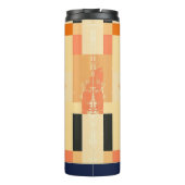 Mooie Rozen print Floral Tumbler Thermosbeker (Achterkant)