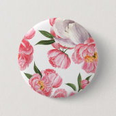 Mooie Rozen Ronde Button 5,7 Cm (Voorkant)