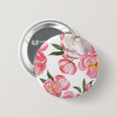 Mooie Rozen Ronde Button 5,7 Cm (Voorkant /achterkant)