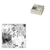 Mooie Rozen Rubberstempel (Gestempeld)