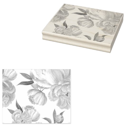 Mooie Rozen Rubberstempel (Gestempeld)