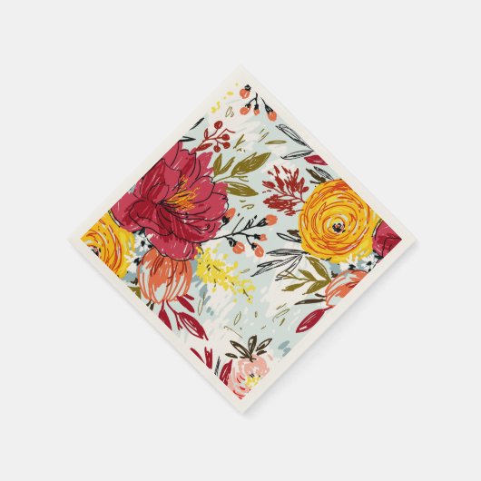 Mooie Rozen Servet (Hoek)