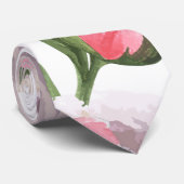 Mooie Rozen Stropdas (Opgerold)