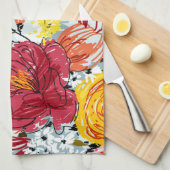 Mooie Rozen Theedoek (Quarter Fold)