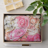 Mooie Rozen Tissuepapier (Geschenk)