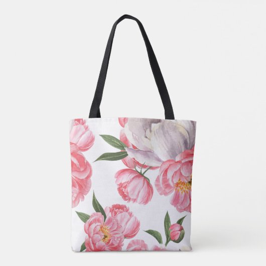 Mooie Rozen Tote Bag (Achterkant)