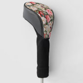 Mooie Rozen Tuin Gepersonaliseerd Golfheadcover (Schuin)
