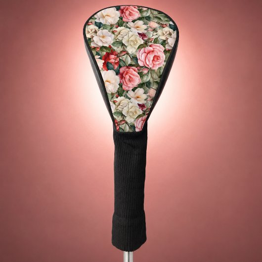 Mooie Rozen Tuin Gepersonaliseerd Golfheadcover