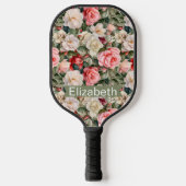 Mooie Rozen Tuin Gepersonaliseerd Pickleball Paddle (Voorkant)