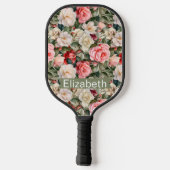 Mooie Rozen Tuin Gepersonaliseerd Pickleball Paddle (Achterkant)