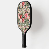 Mooie Rozen Tuin Gepersonaliseerd Pickleball Paddle (Links)