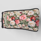 Mooie Rozen Tuin Patronen Persoonlijk Golfheadcover (Voorkant)