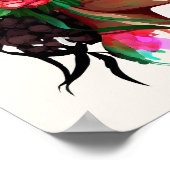 Mooie Rozen van Afrikaanse vrouwen Poster (Hoek)