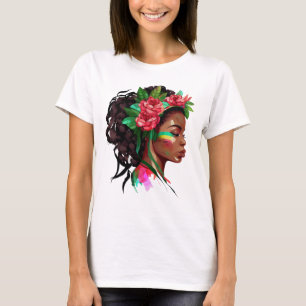 Mooie Rozen van Afrikaanse vrouwen T-shirt