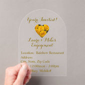 Mooie Rozen, Verloving uitnodiging (Insitu (Draagbaar))