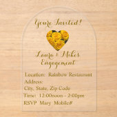 Mooie Rozen, Verloving uitnodiging (Voorkant)