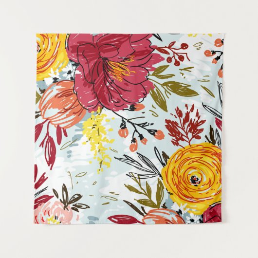 Mooie Rozen Wandkleed (Voorkant (horizontaal))