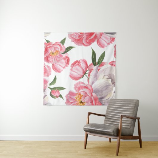 Mooie Rozen Wandkleed (In Situ (horizontaal))