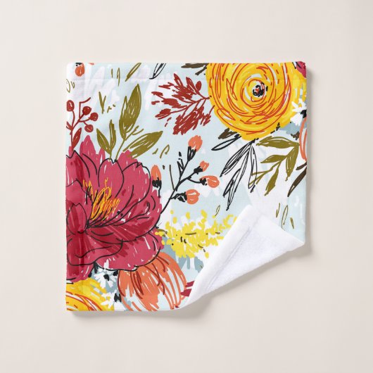 Mooie Rozen Washandje (Wasdoekje)
