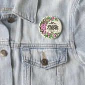Mooie Rozen Wedding Vows pin knop Ronde Button 5,7 Cm (In situ)