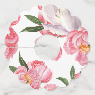 Mooie Rozen Wijnglaslabel