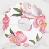 Mooie Rozen Wijnglaslabel (Voorkant)