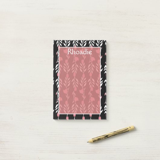 Mooie Rozen wijnstok Post-it® Notes (Op bureau)