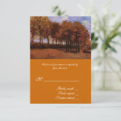 Mooie RSVP-kaarten voor valbruiloften. RSVP Kaartje (Staand voorkant)