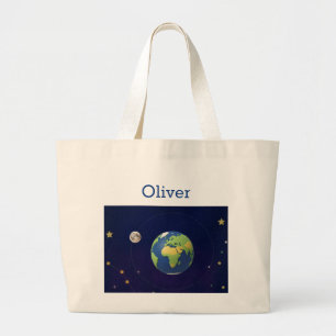 Mooie ruimte buiten het zonnestelsel Persoonlijke Grote Tote Bag