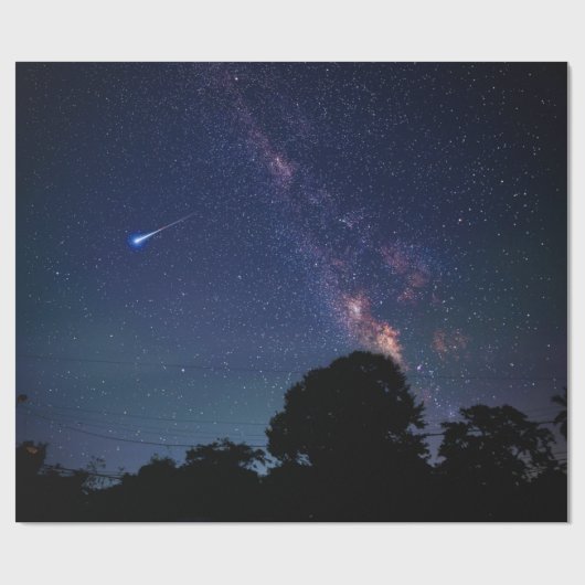 Mooie ruimte cadeaupapier (Vlak)