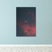 Mooie ruimte canvas afdruk (Insitu (Houten vloer))