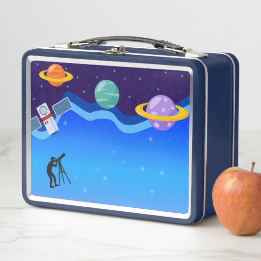 Mooie ruimte lunchbox voor kinderen (In situ)