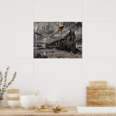 Mooie Ruïne Poster (Keuken)