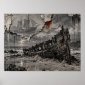 Mooie Ruïne Poster (Voorkant)