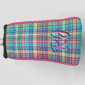Mooie ruit om te personaliseren voor golfer golfheadcover (Voorkant)