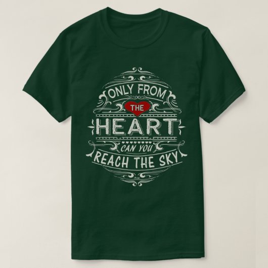 Mooie Rumi Quote T-shirt (Design voorkant)