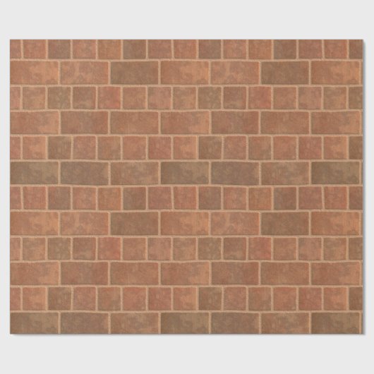 Mooie Rustic Brick-wandtextuur Cadeaupapier (Vlak)