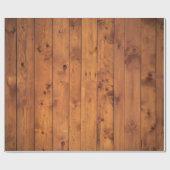 Mooie Rustic Knotty Pine Wooden Cadeaupapier (Vlak)