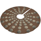 Mooie Rustic Stone Mandala Kerstboom Rok (Gekanteld)