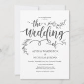 Mooie Rustic Wedding-kaart Kaart (Voorkant)