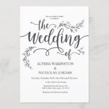 Mooie Rustic Wedding-kaart