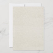 Mooie Rustieke Bloemige Bruiloft Kaart (Achterkant)