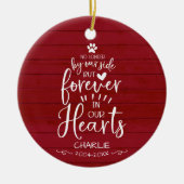 Mooie Rustieke Boerderij Huis Kat Of Hond Huisdier Keramisch Ornament (Voorkant)