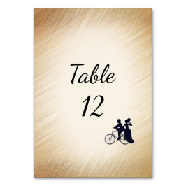 Mooie Rustieke Fiets Tafel Nummer Kaart