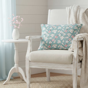 Mooie rustieke  kersenbloesems accent kussen