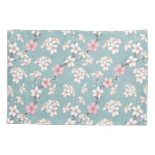 Mooie rustieke  kersenbloesems kussensloop (Achterkant-Links)