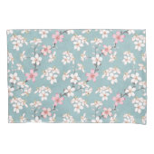 Mooie rustieke  kersenbloesems kussensloop (Voorkant-Links)