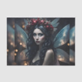 Mooie rustieke kerst fee decoupage papier (Voorkant)