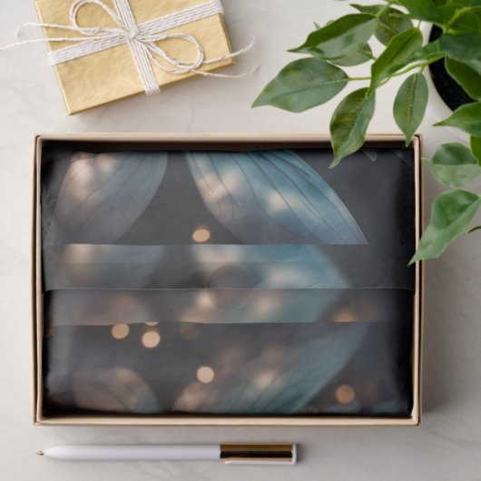 Mooie rustieke kerst fee decoupage papier (Geschenk)