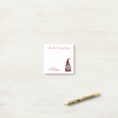 Mooie Rustieke Op Maat Gemaakte Kerst Kantoor Kabo Post-it® Notes (Op bureau)